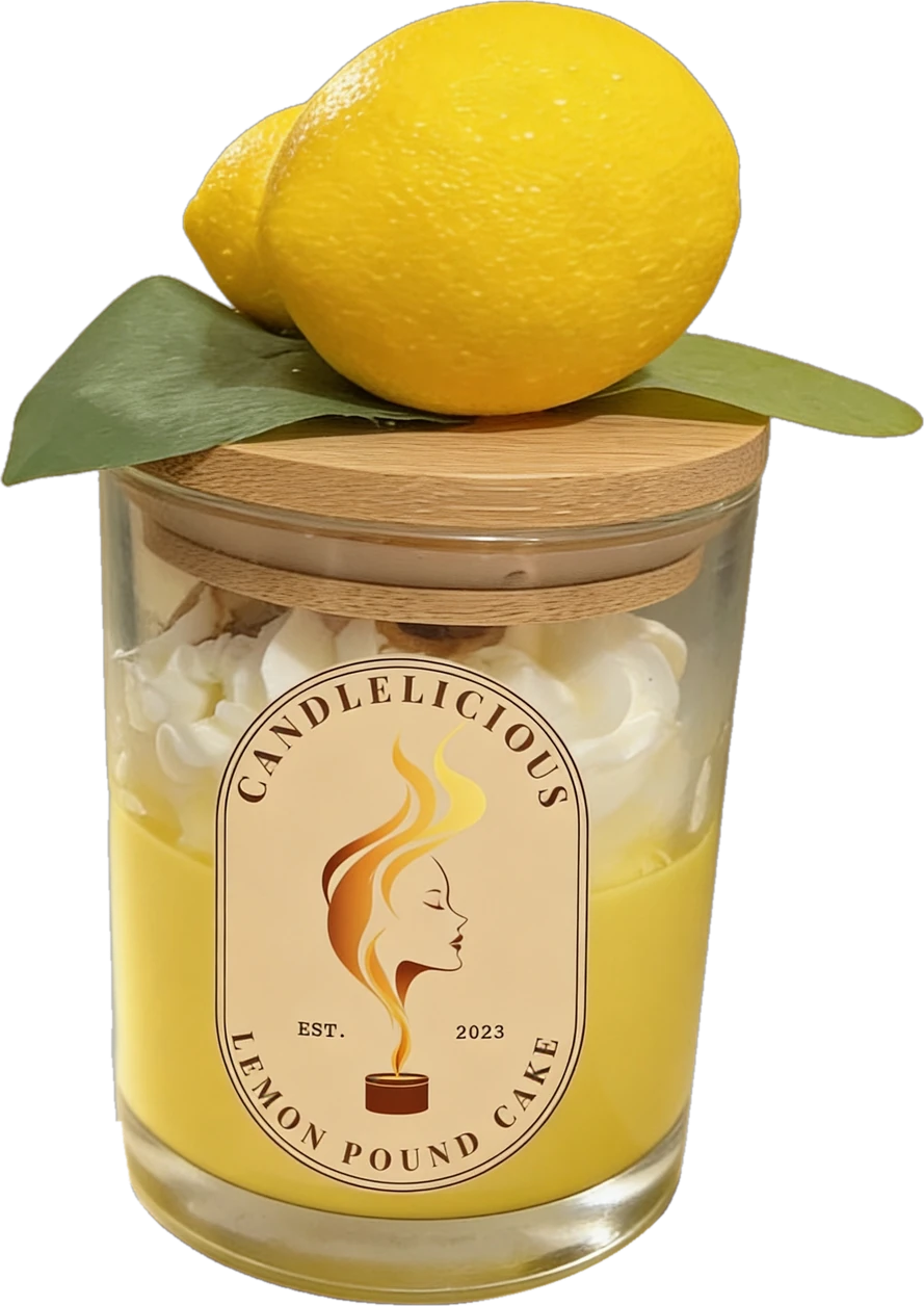 Lemon Pound Cake candle