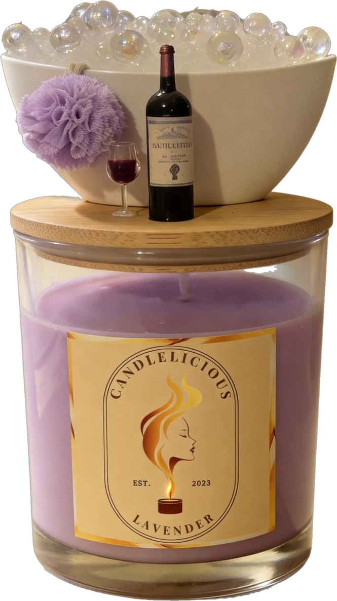 Lavender candle